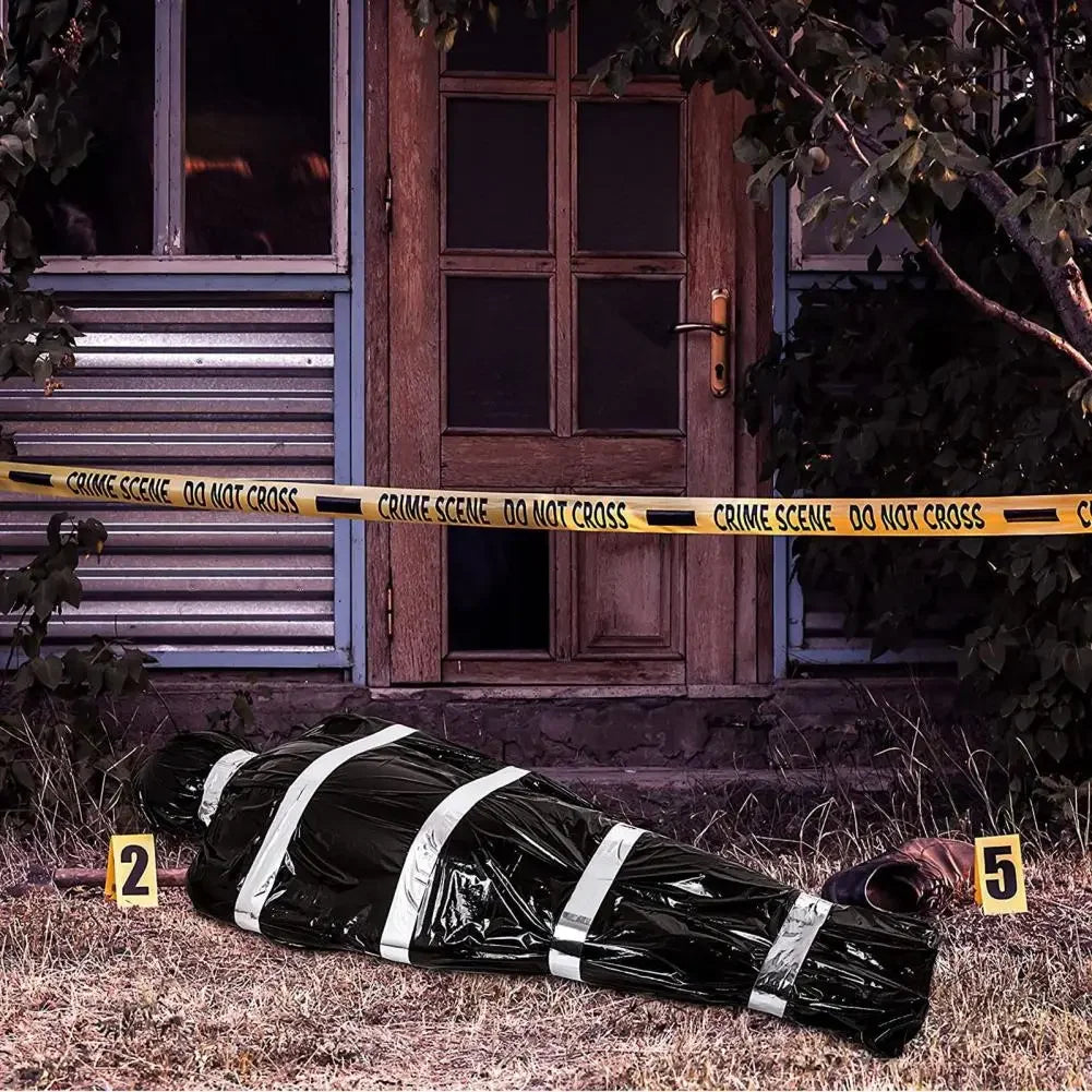Halloween Horror Dead Body Prop Outdoor Haunted House Fake Corpse Scary Decoration for Yard Garden Party Scene Setup