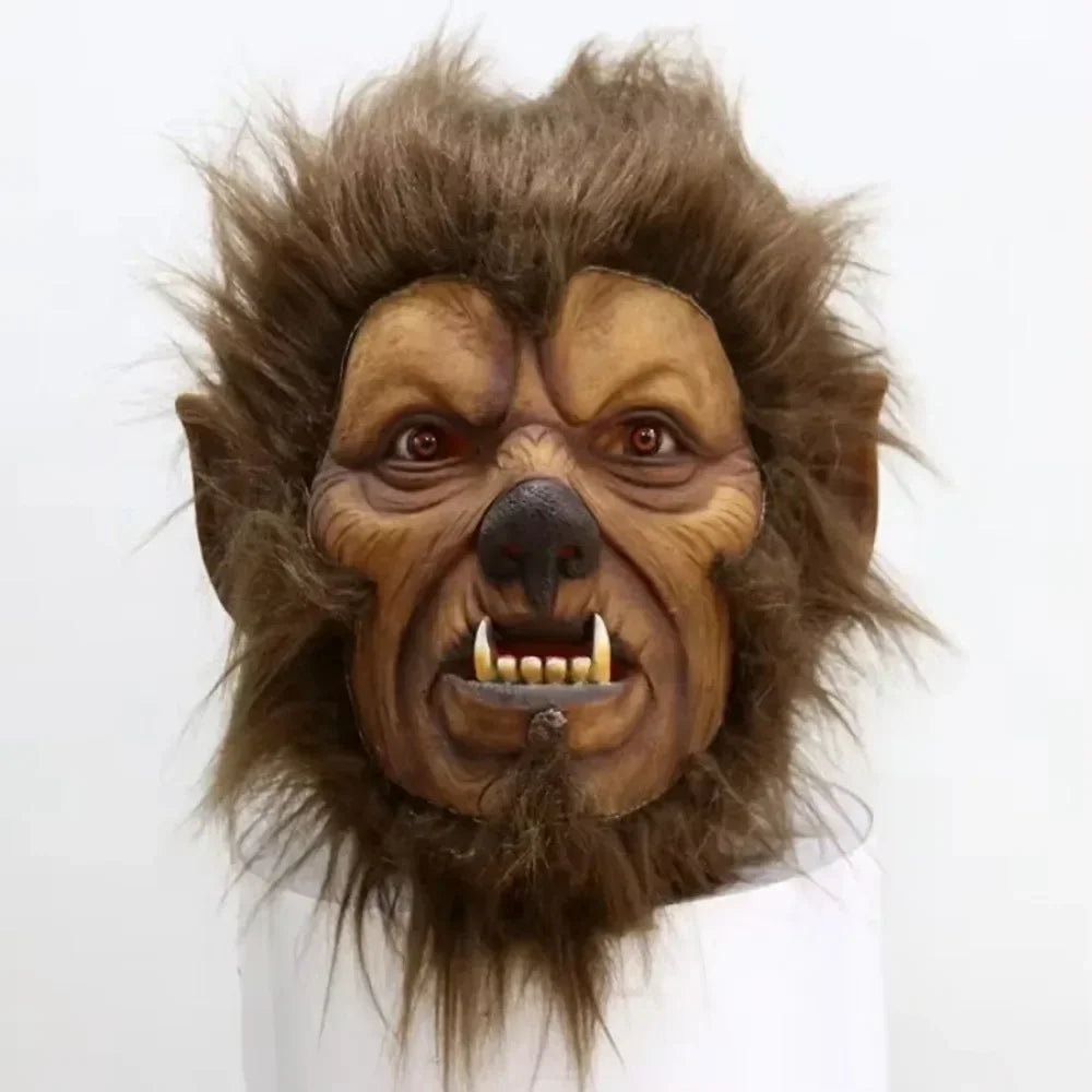 Horror Realistic Halloween Cosplay Warcraft Mask Latex Durable Demon Mask Wraith Mask