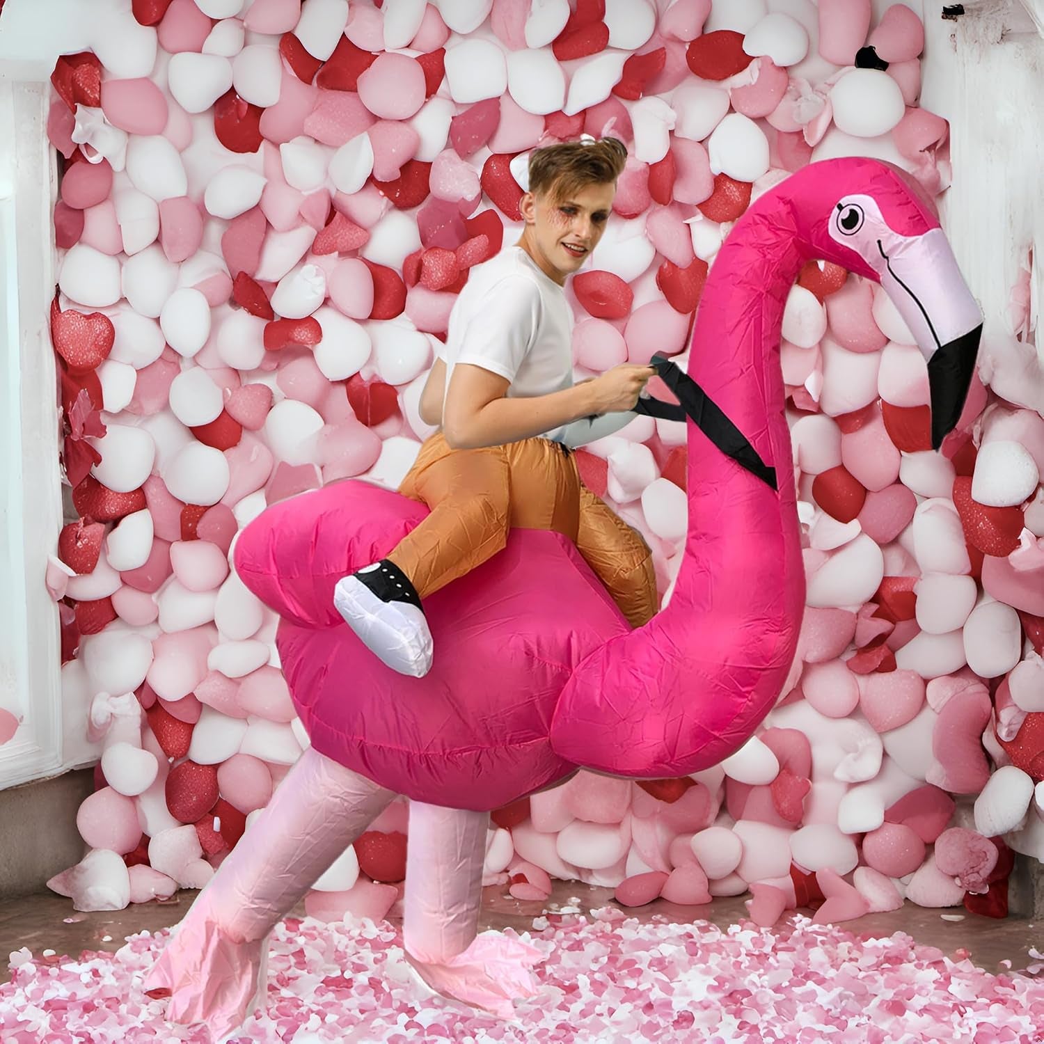 Flamingo Costume Inflatable Costume Adult Inflatable Halloween Costumes Fancy Dress for Adult
