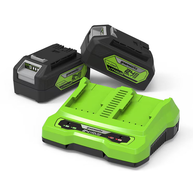 48V 36Cm Cordless Lawn Mower & 24V 25Cm Line Trimmer Bundle