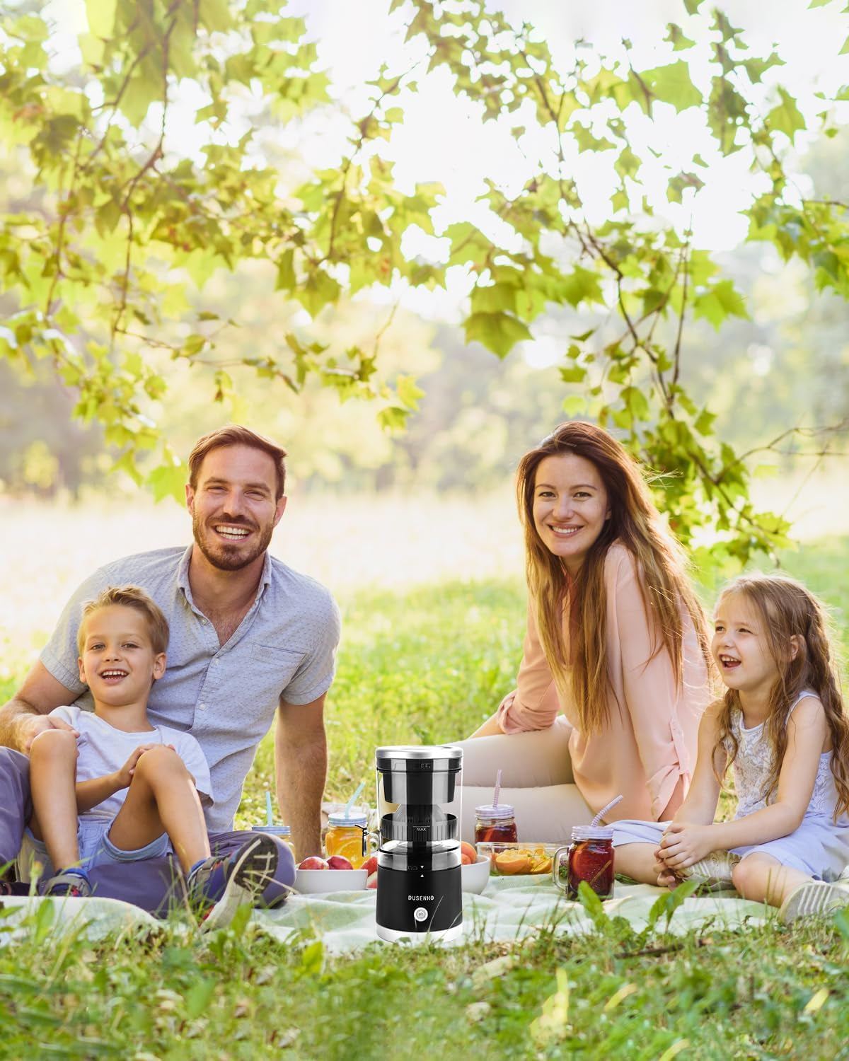 Electric Juicer Rechargeable - Citrus Juicer Machines with USB and Cleaning Brush Portable Juicer for Orange, Lemon, Grapefruit