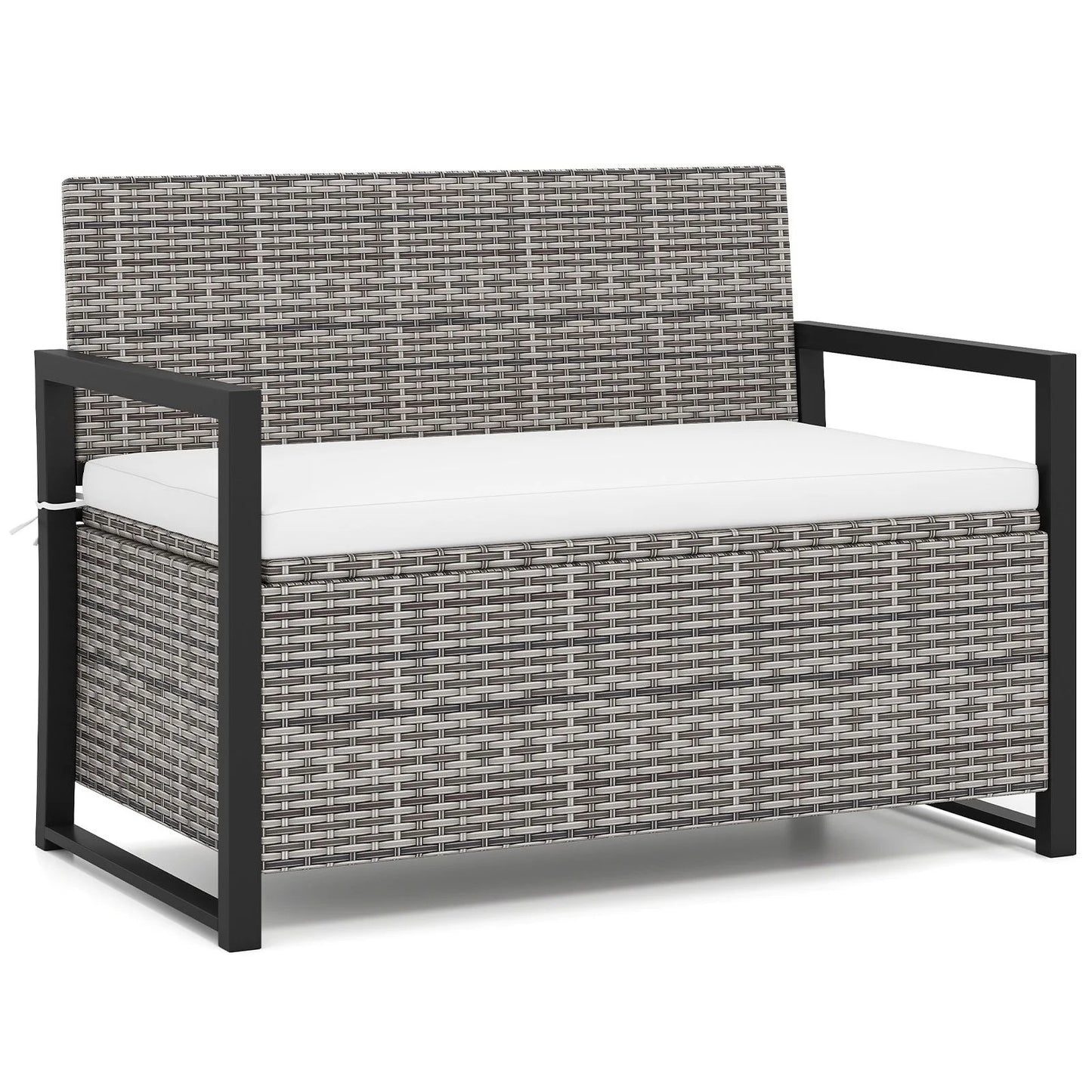 150L Outdoor Storage Bench with Padded Cushion