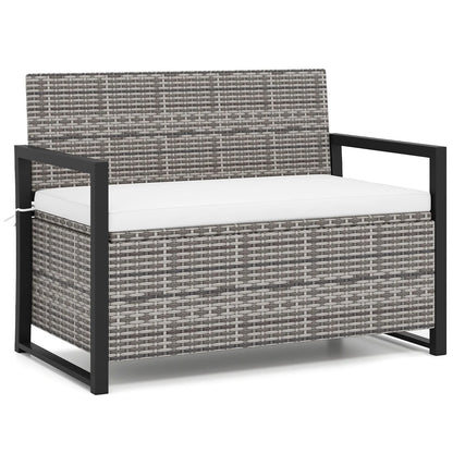 150L Outdoor Storage Bench with Padded Cushion