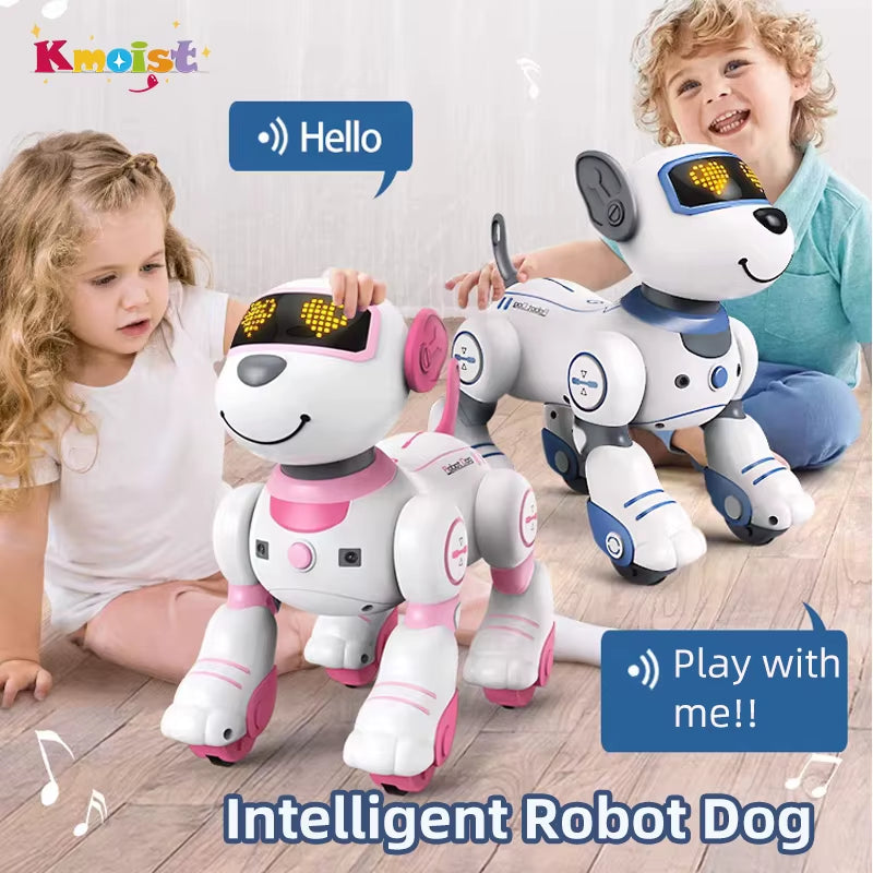 Robot Dog Stunt Walking Dancing Electric Pet Dog Remote Control Magic Pet Dog Toy Intelligent Touch Remote Control Children Toys