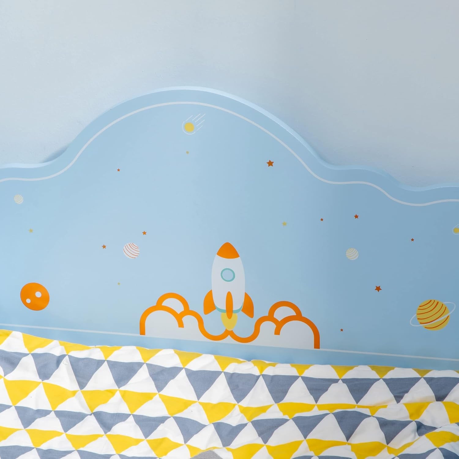 Kids Toddler Bed Safety Rails Ages 3-6 Years 143 X 74 X 59Cm Blue | Kids Bedroom Furniture, Boys, Girls