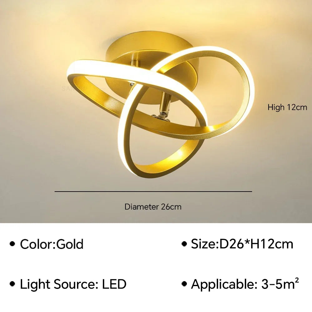 Modern LED Ceiling Lamp for Living Room Dining Room Balcony Hall Bedroom Ceiling Chandelier Home Decor Indoor Lighting Fixtures