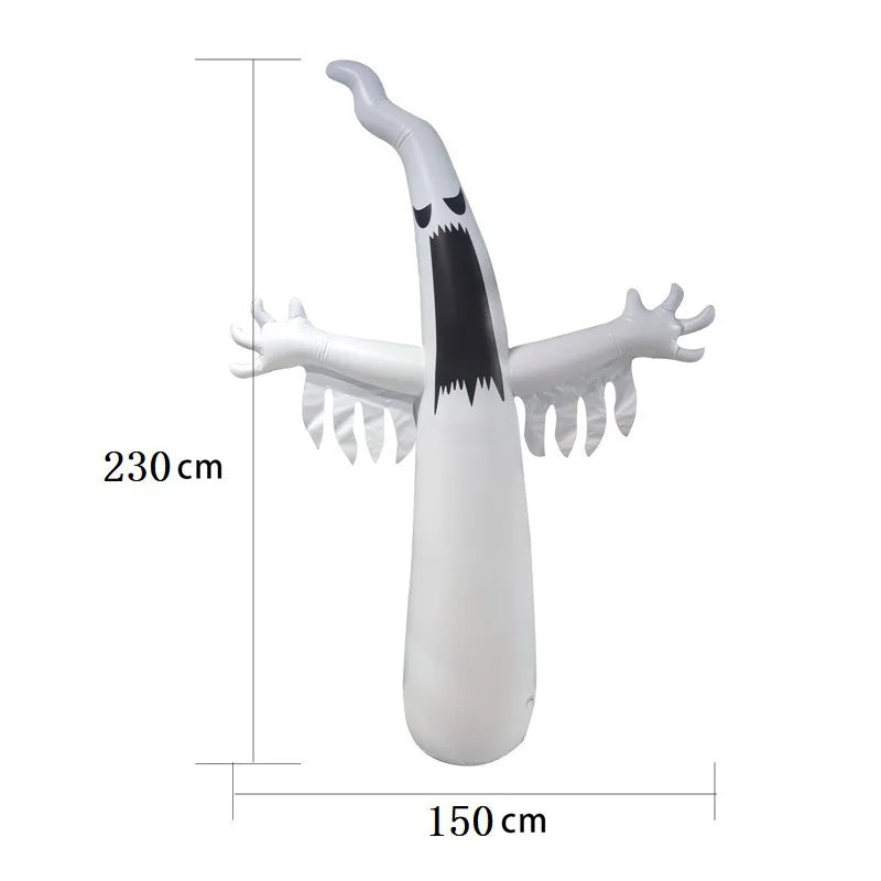 Glowing Inflatable Halloween Ghost Remote Control Flashing Ghost Horror Outdoor Courtyard Party Props Halloween Decoration