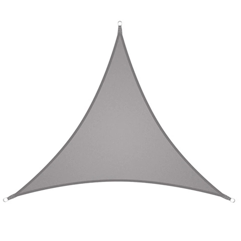 3X3X3M Triangle Sun Shelter Shade Sail LED Light String Awnings Outdoor Romantic Warm Waterproof Gazebo Garden YARD Sail Awning