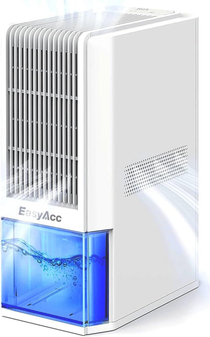 EasyAcc Q22 Bathroom Dehumidifier — 1300ml/Day, Ultra Quiet, 2L Tank