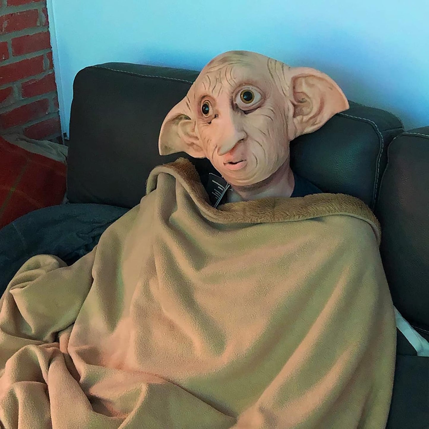Dobby Full Head Latex Cosplay Mask | Halloween Costume Prop