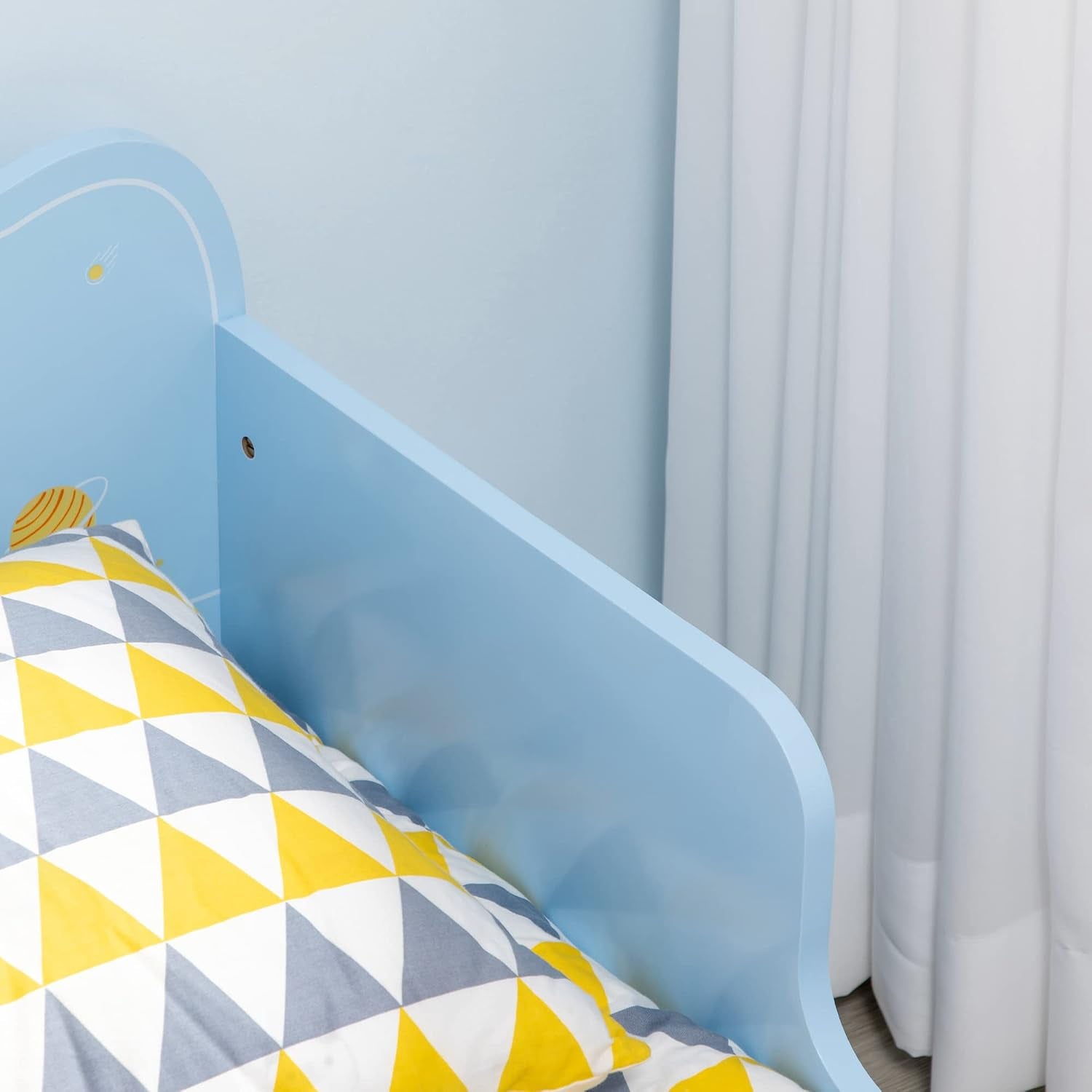 Kids Toddler Bed Safety Rails Ages 3-6 Years 143 X 74 X 59Cm Blue | Kids Bedroom Furniture, Boys, Girls