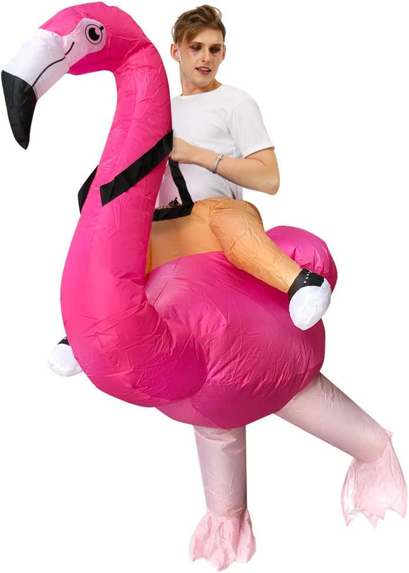 Flamingo Costume Inflatable Costume Adult Inflatable Halloween Costumes Fancy Dress for Adult