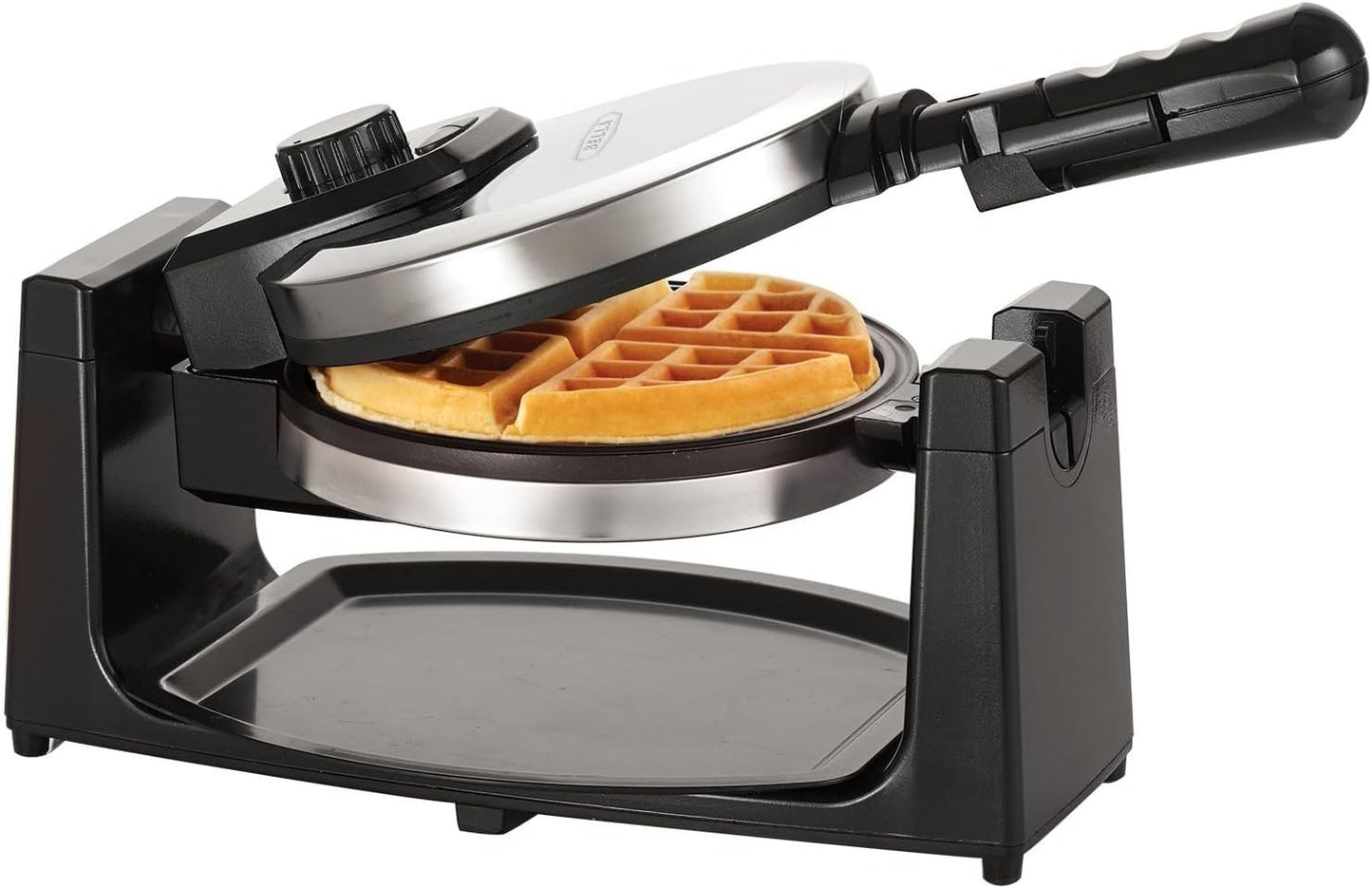 Rotating Waffle Maker, Stainless Steel