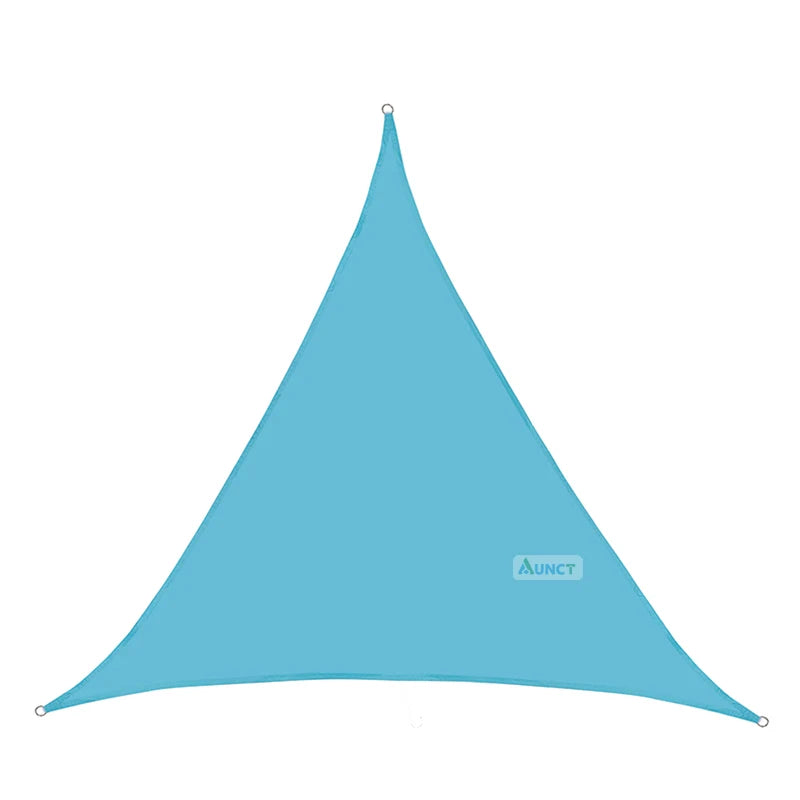 3X3X3M Triangle Sun Shelter Shade Sail LED Light String Awnings Outdoor Romantic Warm Waterproof Gazebo Garden YARD Sail Awning