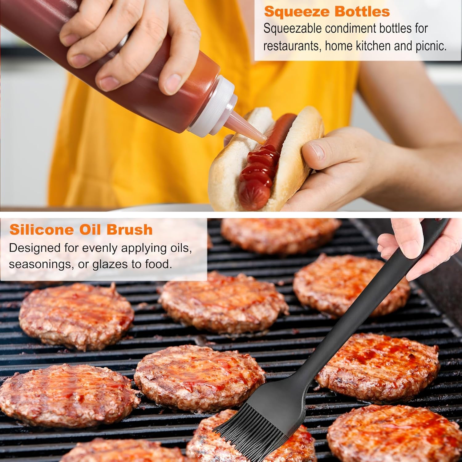 Professional Griddle Accessories Kit for Blackstone, Smash Burger Kit with Grill Spatula Set, Smash Burger Press, Basting Cover, 28PCS Flat Top Grill Accessories for Plancha Grill Cooking