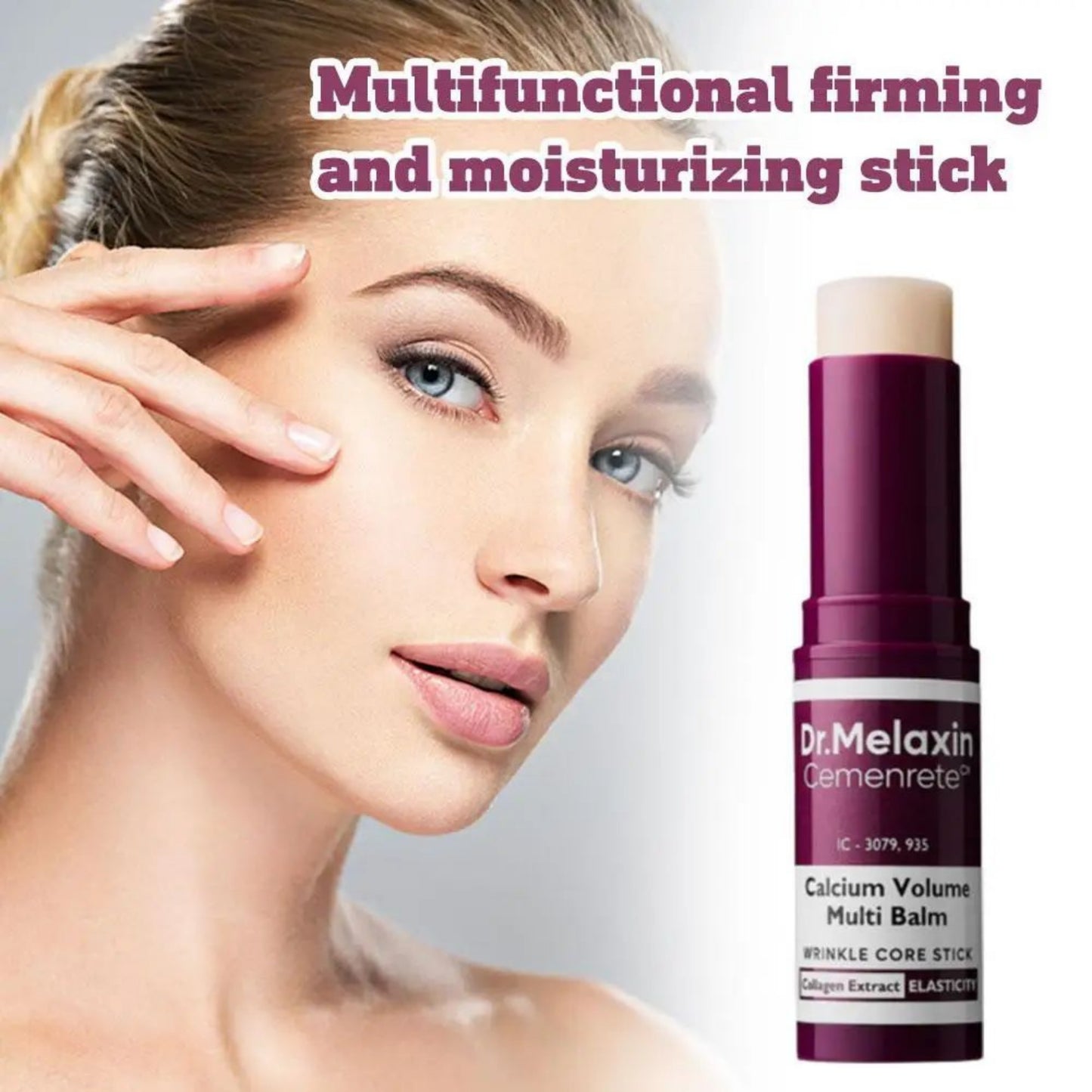 New Dr.Melaxin Cemenrete Calcium Volume Multi Balm Wrinkle Core Stick 9G UK New