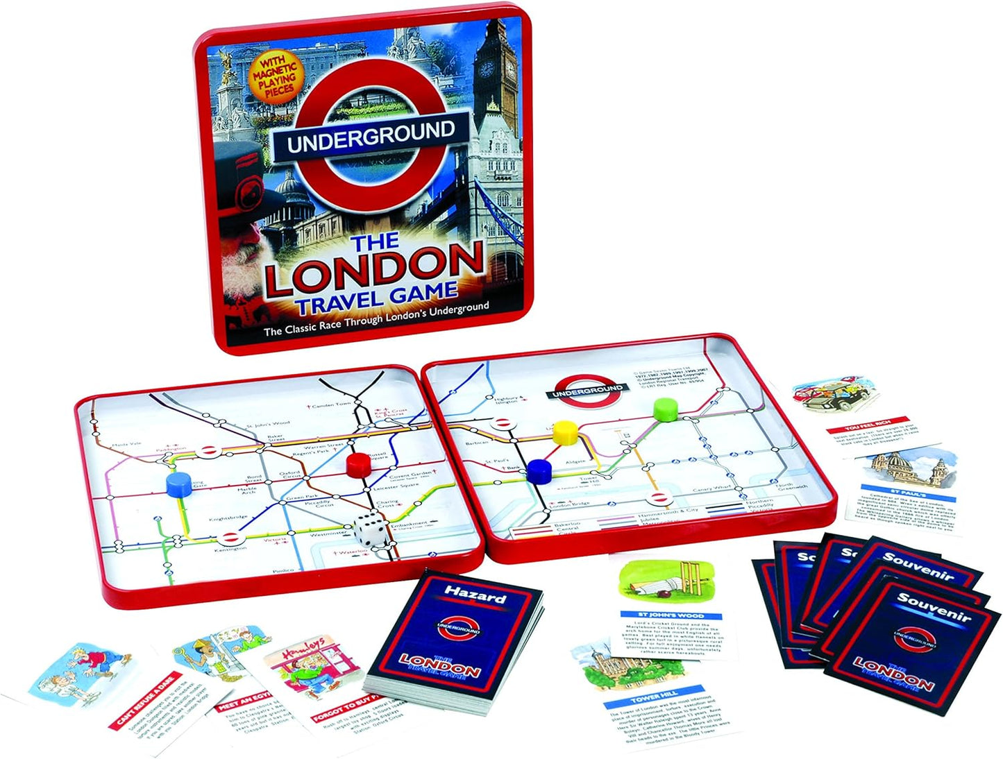 | the London Board Game - Travel Edition: the Classic Race Game through London'S Underground! | Classic Board Games | Travel Games | for 2-6 Players | Ages 7+