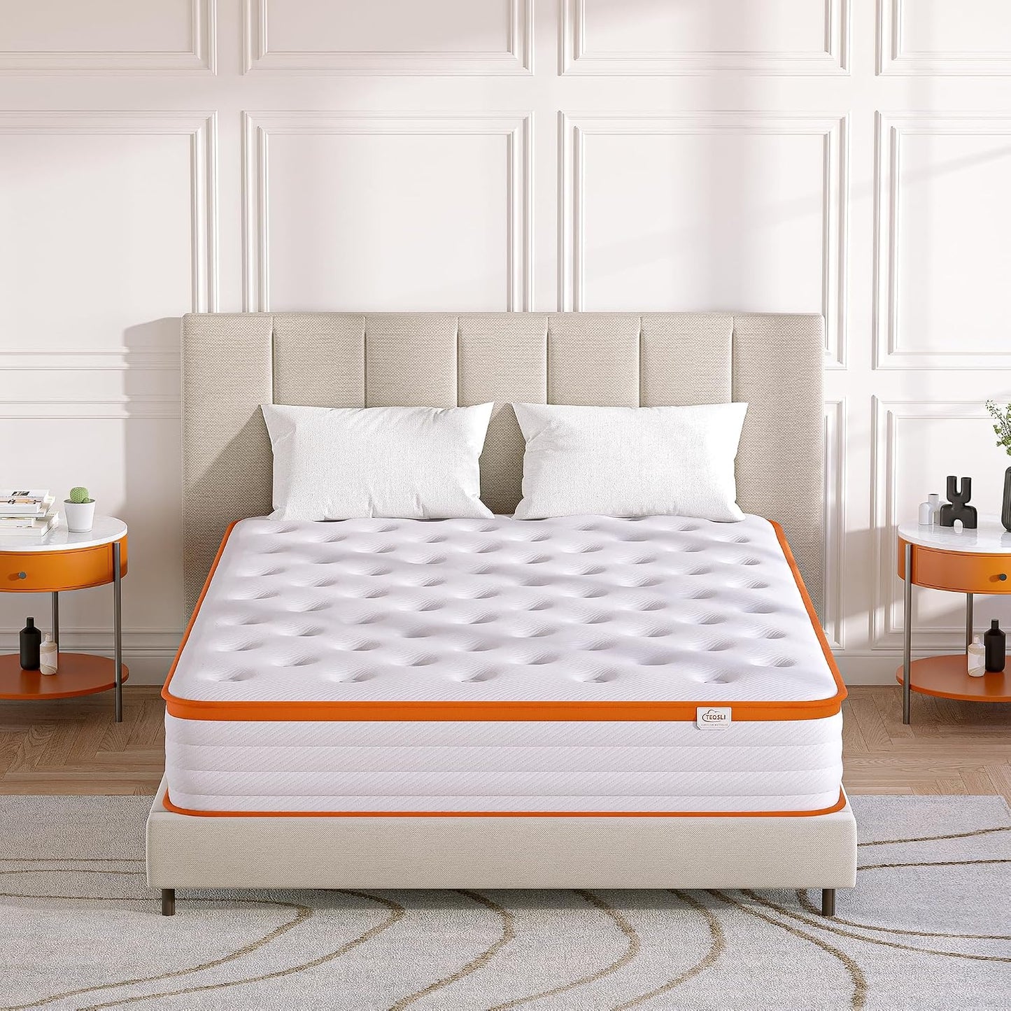 Single Hybrid Pocket Sprung Mattress — 90 × 190 × 18cm, Medium Firm, Cool Touch
