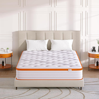 Single Hybrid Pocket Sprung Mattress — 90 × 190 × 18cm, Medium Firm, Cool Touch