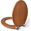 Cambridge Oak Effect Toilet Seat with Soft Close Hinges
