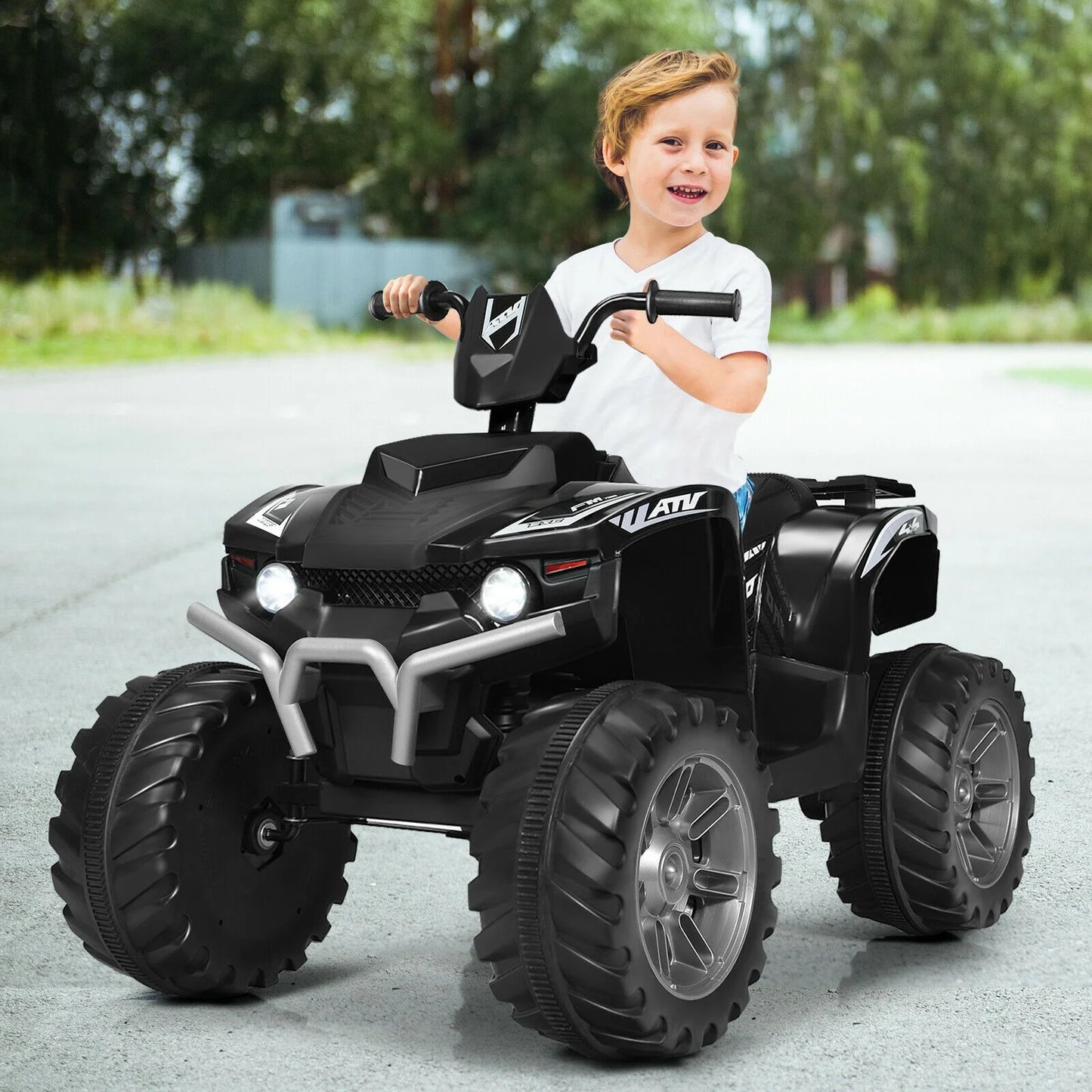 12V Electric Kids Ride-On ATV Quad Bike — Ages 3–7, 8 Colour Options