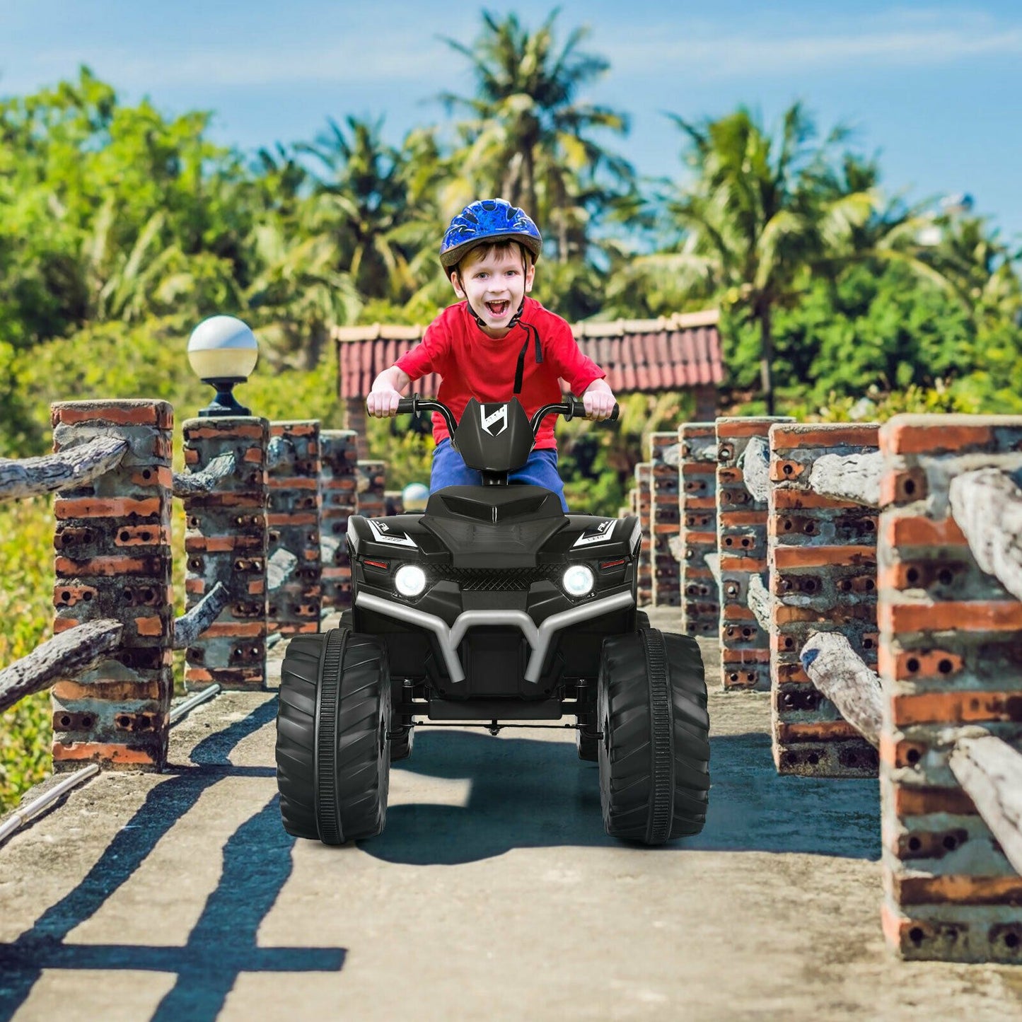 12V Electric Kids Ride-On ATV Quad Bike — Ages 3–7, 8 Colour Options