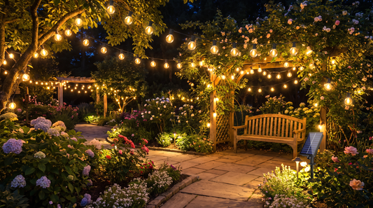 Illuminate Your Outdoors with Our Waterproof Led G40 Solar Globe String Lights – Perfect for Backyard and Bistro Decor!